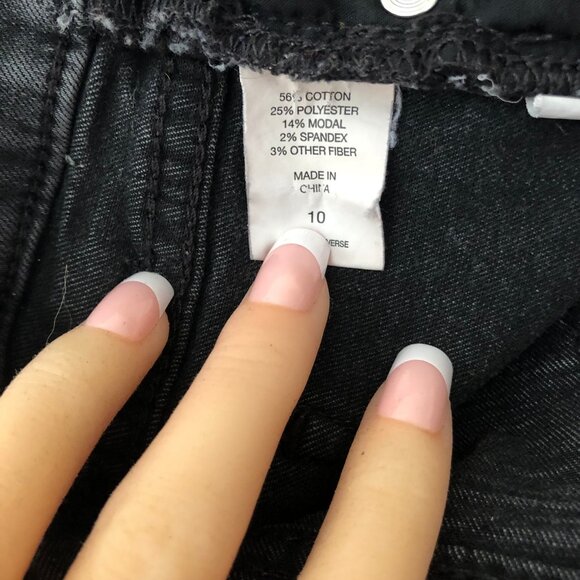 Retro Black Star Pattern Boyfriend Jeans - Picture 9 of 9